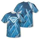 Superman Fortress Of Solitude Sublimation Mens T-Shirt