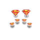 Superman Enamel Tuxedo Stud Set