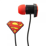 Superman Logo Rubber Earbuds