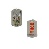 Thor Head Dog Tag Necklace