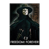 V For Vendetta Freedom Forever Magnet