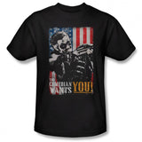 Watchmen Comedian Wants You Mens T-Shirt