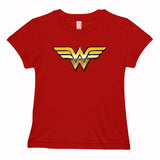 Wonder Woman Red Logo Baby Tee