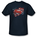 Superman Man Of Steel America's Hero Mens T-Shirt