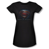 Superman Man Of Steel Movie Juniors T-Shirt